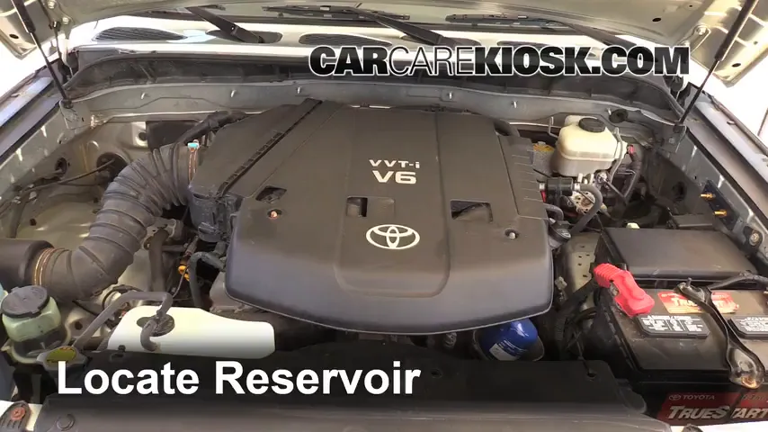 2008 Toyota FJ Cruiser 4.0L V6 Windshield Washer Fluid Add Fluid
